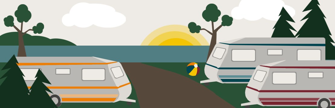 husvagnar på camping