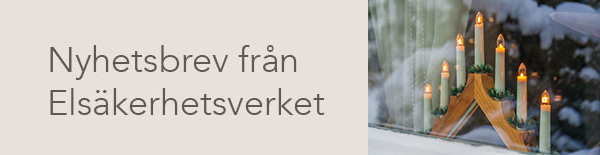 Nyhetsbrev från Elsäkerhetsverket