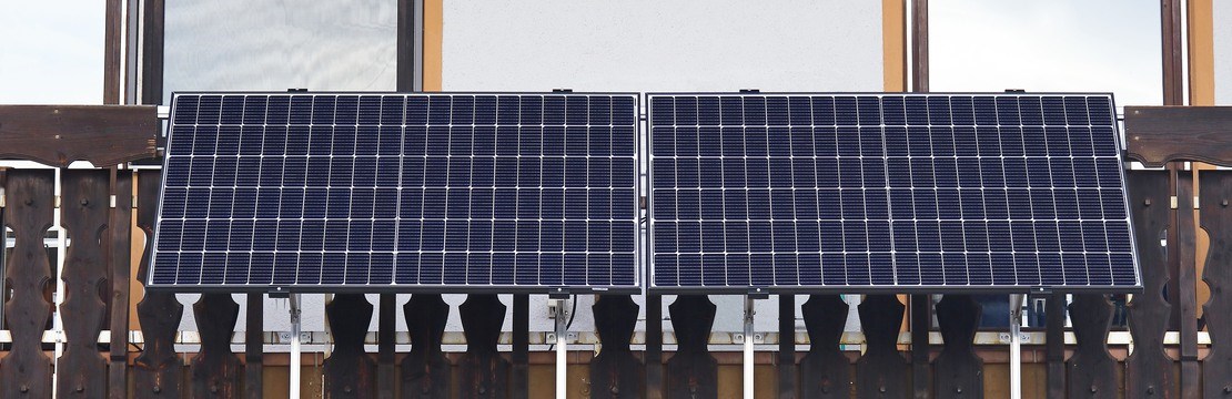 A balcony power plant is also suitable for older houses