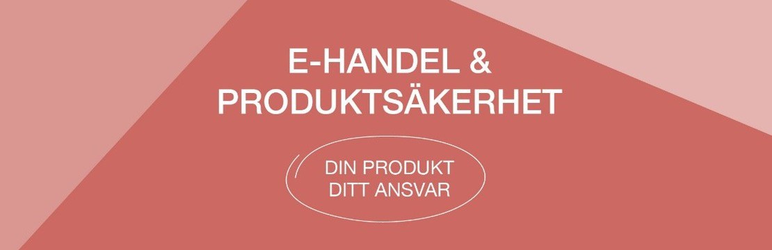 Illustration för konferensenm Din produkt, ditt ansvar inom e-handel och produktsäkerhet.