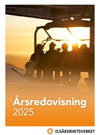 Omskagsbild för Elsäkerhetsverkets årsredovsning 2025