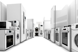3D illustration of appliance on white background