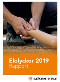 Omslagsbild för rapporten Elolyckor 2019.