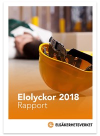 Omslagsbild elolycksfallsrapport 2018.