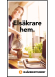Omslagsbild för broschyren Elsäkrare hem