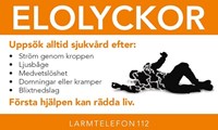 Visningsbild för fickkort om elolyckor.