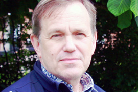Utomhusbild på Per Höjevik, chef för avdelnngen analys vid Elsäkerhetsverket