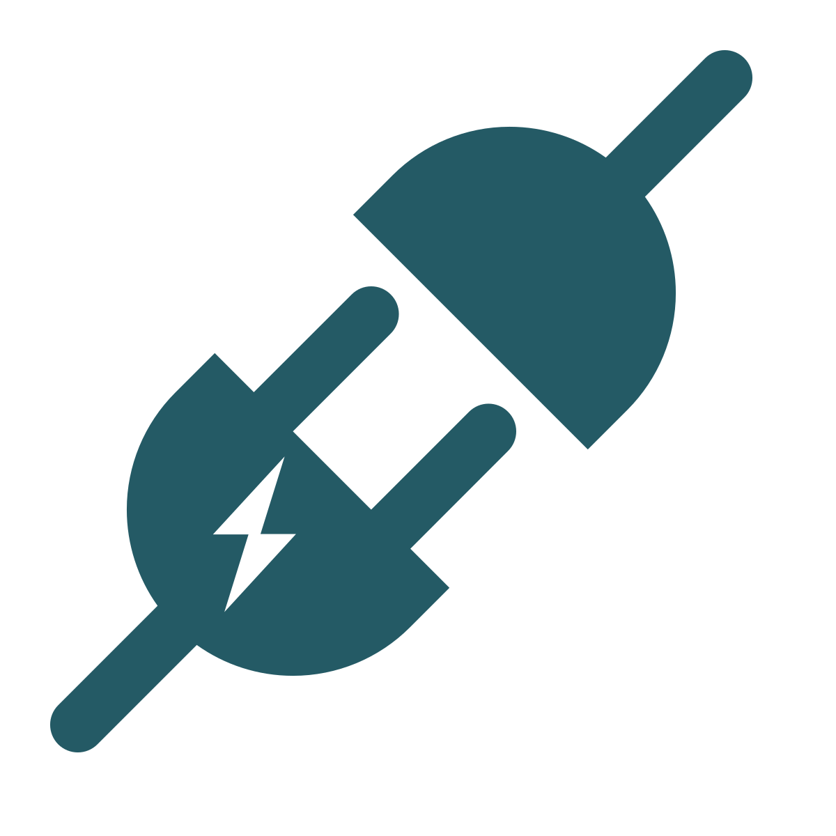 Tecknad symbol på kontakt.