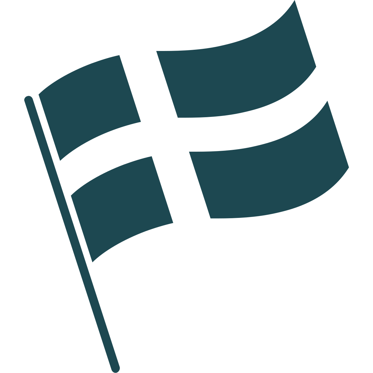 Tecknad symbol Sverigeflagga