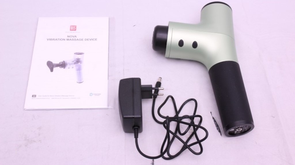 sex in the shower vibrating mesh sponge Hi5 FlatHead 4 & 6 Head Fascia Vibrating Massage Gun(Hard Travel Case, main image 0
