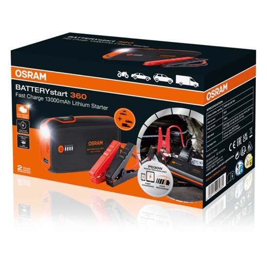 Osram battery start 360 förpackning