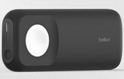 Belkin batteriladdare i svart.