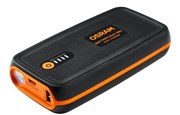 Osram batteristarthjälpare i svart och orange mot vit bakgrund. 